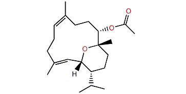 Sarcotrocheliol acetate